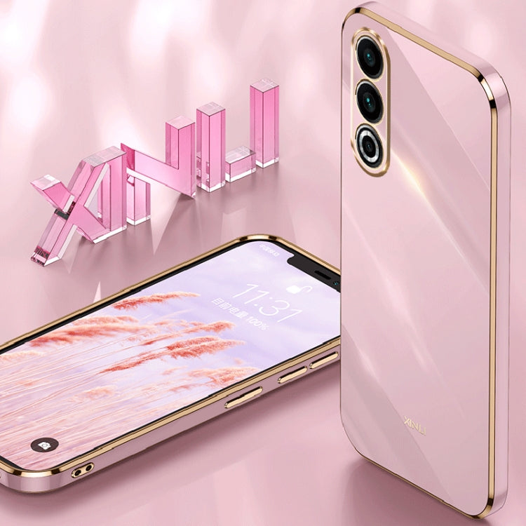 For Meizu 20 5G XINLI Straight Edge 6D Electroplate TPU Phone Case(Hawthorn Red) - Meizu by XINLI | Online Shopping South Africa | PMC Jewellery | Buy Now Pay Later Mobicred