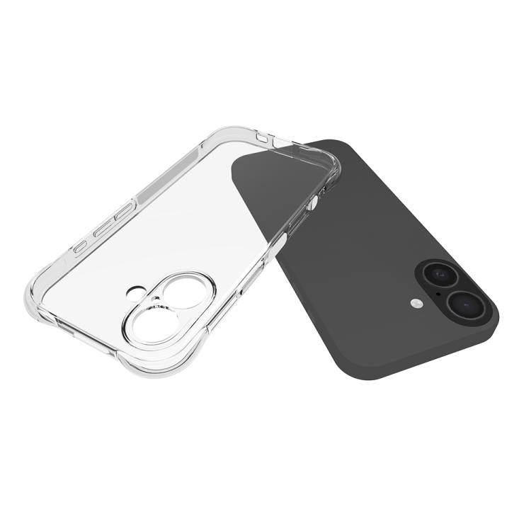 For iPhone 17 Shockproof Non-slip Thickening TPU Phone Case(Transparent) - free shipping - PMc TechLife - Order now!