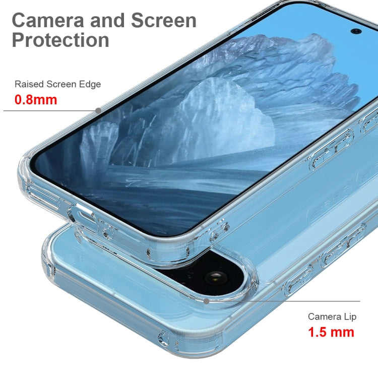 For Google Pixel 9 Scratchproof Acrylic TPU Phone Case(Transparent) - Google Cases by PMC TechLife | Online Shopping South Africa | PMC TechLife | Buy Now Pay Later Mobicred