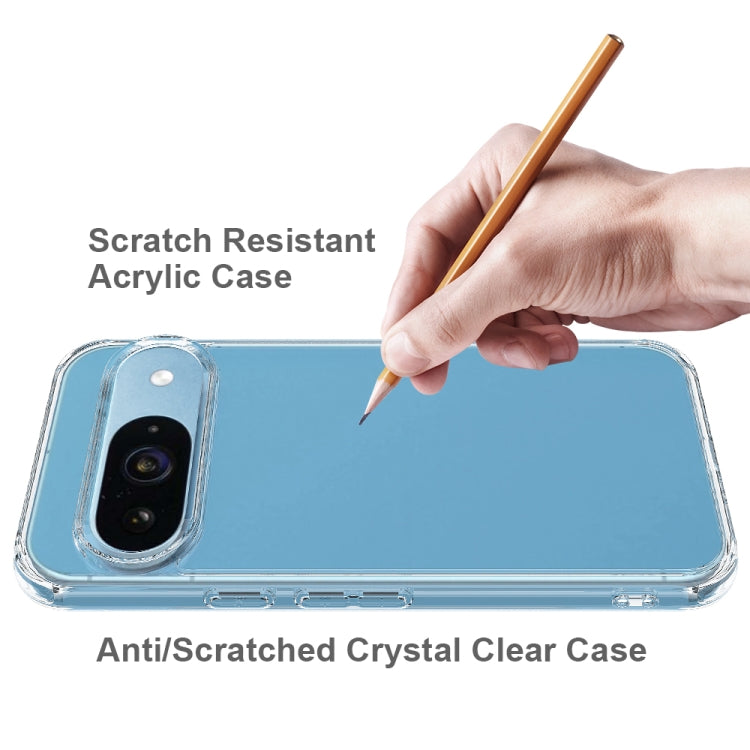 For Google Pixel 9 Scratchproof Acrylic TPU Phone Case(Transparent) - Google Cases by PMC TechLife | Online Shopping South Africa | PMC TechLife | Buy Now Pay Later Mobicred