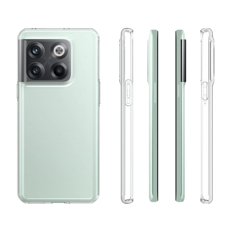 For OnePlus 10T 5G Waterproof Texture TPU Phone Case(Transparent) - OnePlus Cases by PMC TechLife | Online Shopping South Africa | PMC TechLife