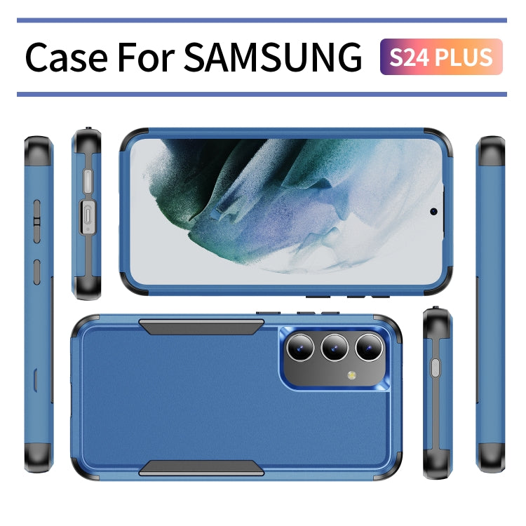 For Samsung Galaxy S24+ 5G TPU + PC Shockproof Protective Phone Case(Royal Blue + Black) - Galaxy S24+ 5G Cases by PMC Jewellery | Online Shopping South Africa | PMC Jewellery