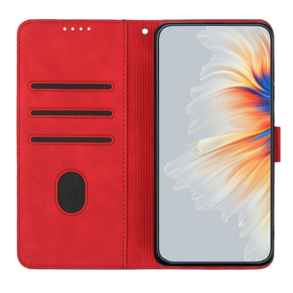 For Xiaomi Redmi K70 Heart Pattern Skin Feel Leather Phone Case(Red) - K70 Cases by PMC Jewellery | Online Shopping South Africa | PMC Jewellery | Buy Now Pay Later Mobicred