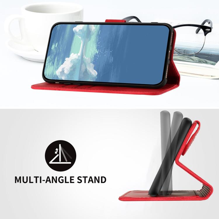 For iPhone 17 Pro Line Pattern Skin Feel Leather Phone Case(Red) - free shipping - PMc TechLife - Order now!