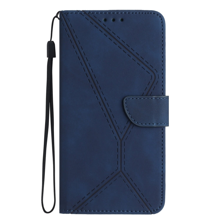 For Motorola Moto G Play 2023 Stitching Embossed Leather Phone Case(Blue) - free shipping - PMC TechLife - Order now!
