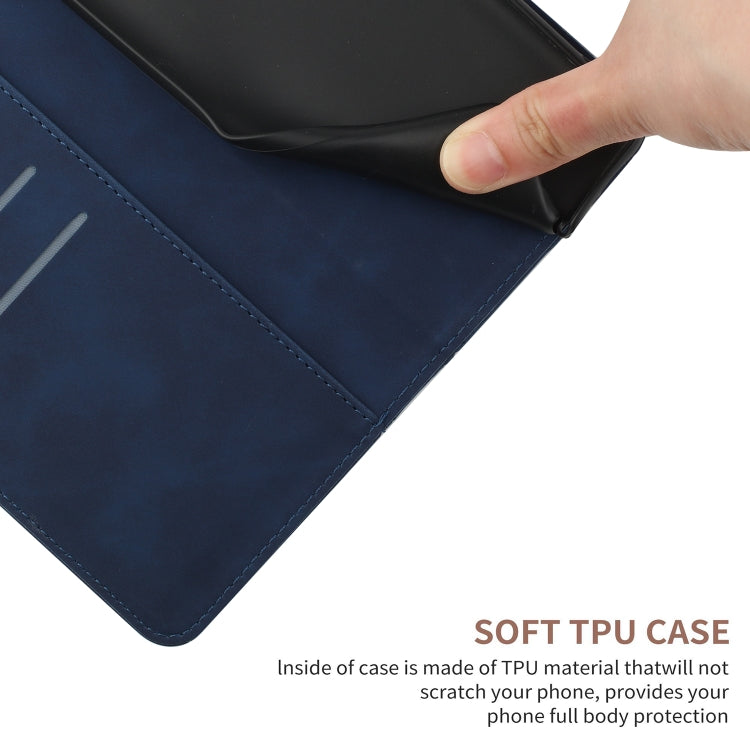 For Motorola Moto G84 Stitching Embossed Leather Phone Case(Blue) - free shipping - PMC TechLife - Order now!