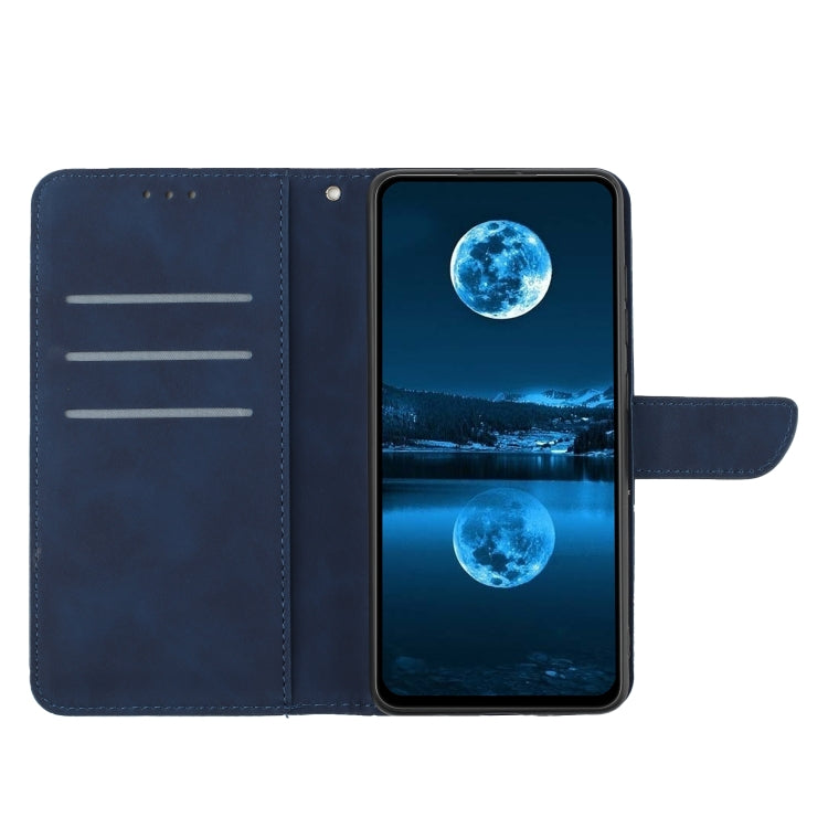 For Motorola Edge 50 5G Stitching Embossed Leather Phone Case(Blue) - free shipping - PMC TechLife - Order now!