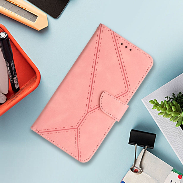 For Motorola Edge 50 Neo Stitching Embossed Leather Phone Case(Pink) - free shipping - PMC TechLife - Order now!