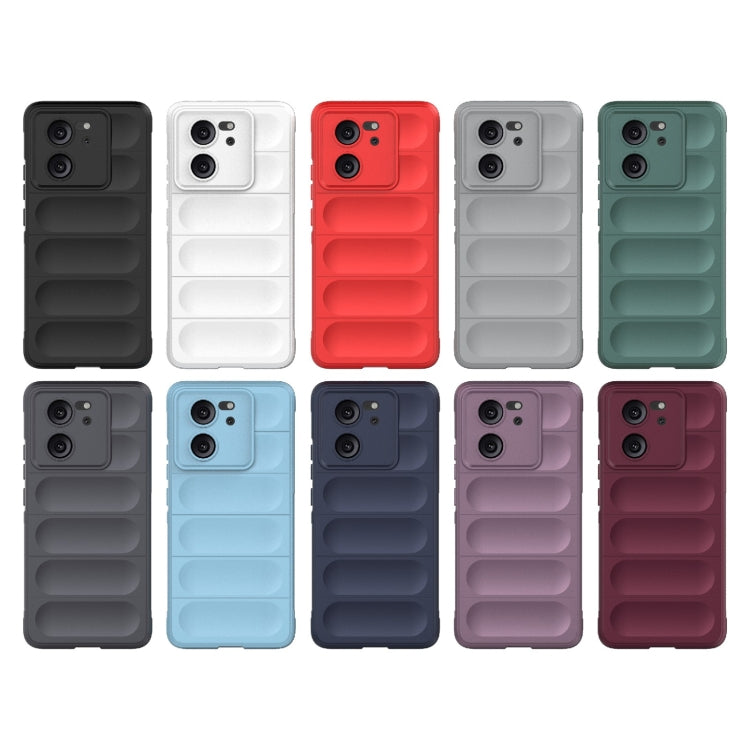 For Xiaomi Redmi K60 Ultra Magic Shield TPU + Flannel Phone Case(Dark Blue) - Redmi K60 Ultra Cases by PMC TechLife | Online Shopping South Africa | PMC TechLife | Buy Now Pay Later Mobicred