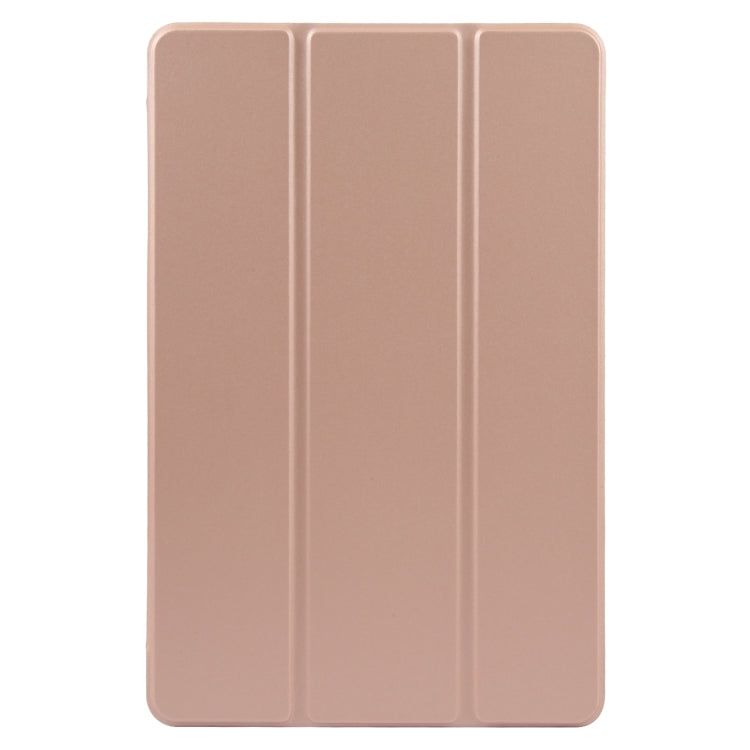 For Xiaomi Pad 6 Max 14 Three-fold Holder Flip Tablet Leather Case(Rose Gold) - More Tablet Cases by PMC Jewellery | Online Shopping South Africa | PMC Jewellery | Buy Now Pay Later Mobicred