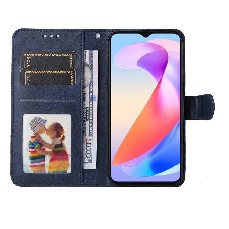 For Honor X6a Classic Calf Texture Flip Leather Phone Case(Blue) - Honor Cases by PMC TechLife | Online Shopping South Africa | PMC TechLife