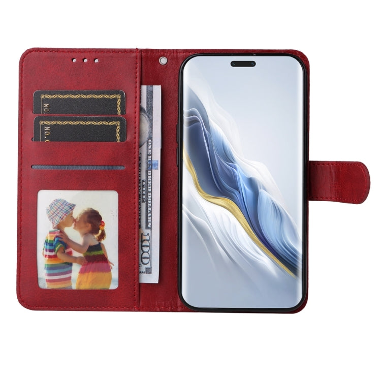 For Honor Magic6 Pro Classic Calf Texture Flip Leather Phone Case(Red) - Honor Cases by PMC Jewellery | Online Shopping South Africa | PMC Jewellery | Buy Now Pay Later Mobicred