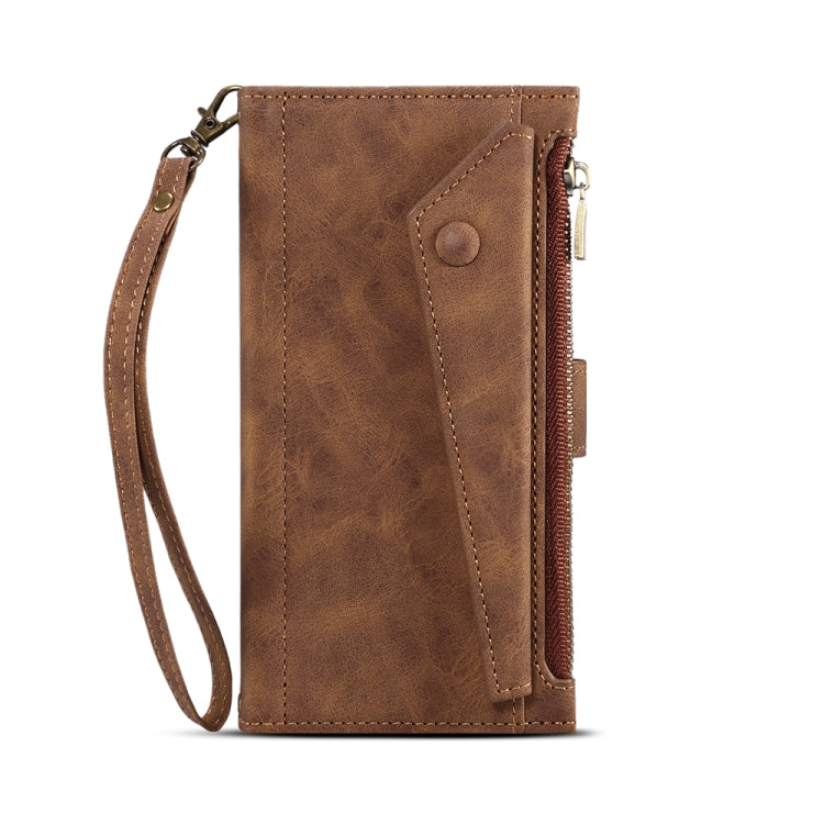 For Google Pixel 7a ESEBLE Retro Frosted RFID Flip Leather Phone Case(Brown) - Google Cases by ESEBLE | Online Shopping South Africa | PMC TechLife | Buy Now Pay Later Mobicred