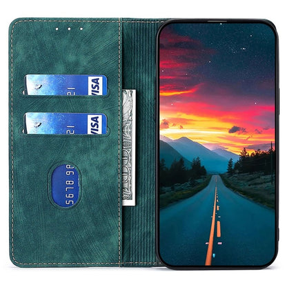 For Huawei Pura 70 Ultra RFID Anti-theft Brush Magnetic Leather Phone Case(Green) - Huawei Cases by PMC Jewellery | Online Shopping South Africa | PMC Jewellery | Buy Now Pay Later Mobicred