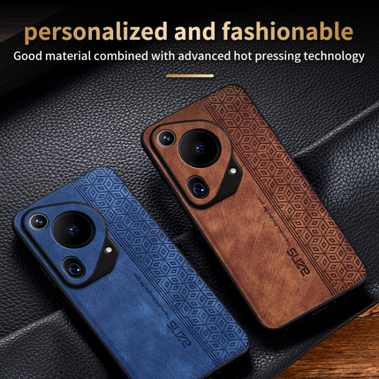 For Huawei Pura 70 Ultra AZNS 3D Embossed Skin Feel Phone Case(Brown) - Huawei Cases by AZNS | Online Shopping South Africa | PMC Jewellery | Buy Now Pay Later Mobicred