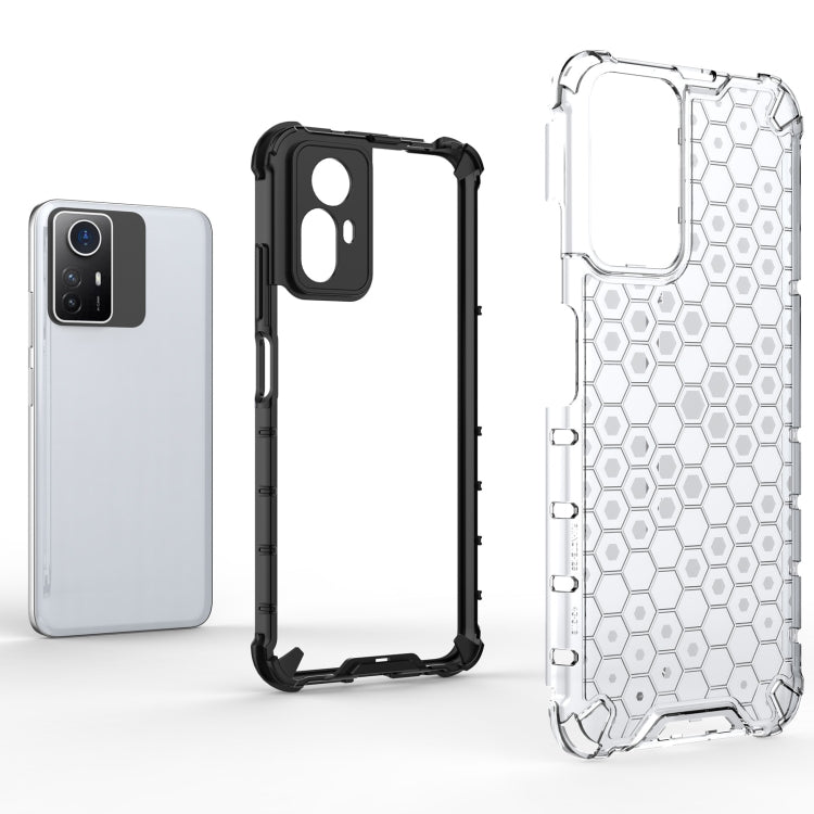 For Xiaomi Note 12S 4G Global Shockproof Honeycomb PC + TPU Phone Case(Blue) - Xiaomi Cases by PMC TechLife | Online Shopping South Africa | PMC TechLife | Buy Now Pay Later Mobicred