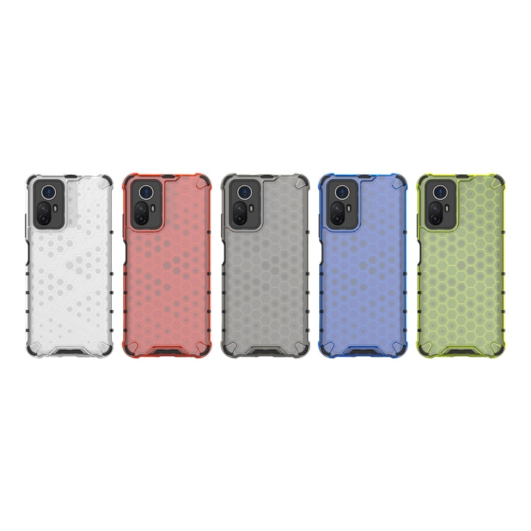 For Xiaomi Note 12S 4G Global Shockproof Honeycomb PC + TPU Phone Case(Blue) - Xiaomi Cases by PMC TechLife | Online Shopping South Africa | PMC TechLife | Buy Now Pay Later Mobicred