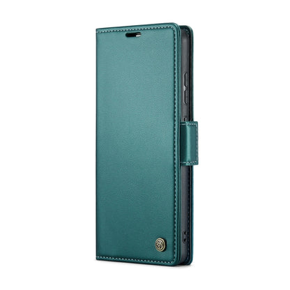 For Samsung Galaxy A51 4G/M40s CaseMe 023 Butterfly Buckle Litchi Texture RFID Anti-theft Leather Phone Case(Pearly Blue) - Galaxy Phone Cases by CaseMe | Online Shopping South Africa | PMC Jewellery | Buy Now Pay Later Mobicred