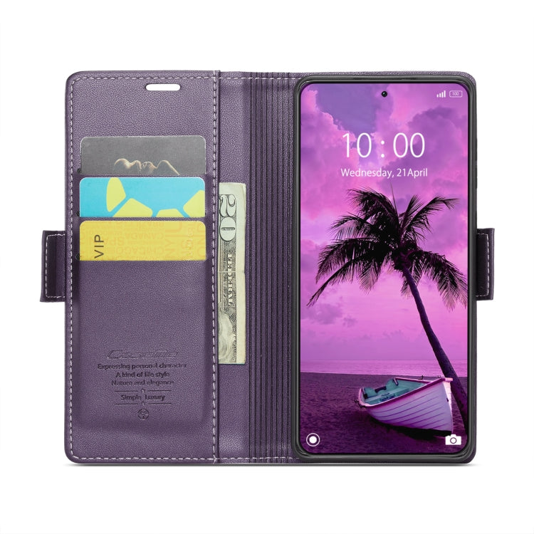 For Xiaomi 14 Pro CaseMe 023 Butterfly Buckle Litchi Texture RFID Anti-theft Leather Phone Case(Pearly Purple) - 14 Pro Cases by CaseMe | Online Shopping South Africa | PMC Jewellery | Buy Now Pay Later Mobicred