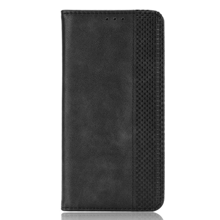 For Xiaomi Redmi Note 12S 4G Magnetic Buckle Retro Texture Leather Phone Case(Black) - free shipping - PMC TechLife - Order now!