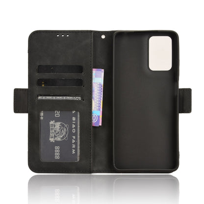 For Motorola Moto G04 / G24 Skin Feel Calf Texture Card Slots Leather Phone Case(Black) - Motorola Cases by PMC Jewellery | Online Shopping South Africa | PMC Jewellery | Buy Now Pay Later Mobicred