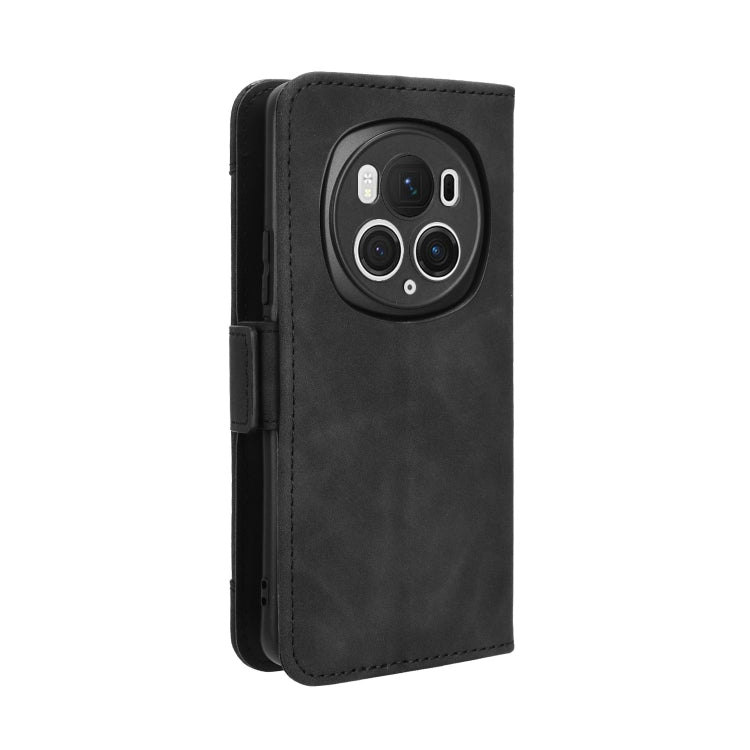 For Honor Magic6 Pro Skin Feel Calf Texture Card Slots Leather Phone Case(Black) - Honor Cases by PMC Jewellery | Online Shopping South Africa | PMC Jewellery | Buy Now Pay Later Mobicred