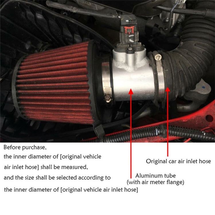 63mm XH-UN602 Car Modified Engine Air Flow Meter Flange Intake Sensor Base for Toyota / Mazda - Air Intake System by PMC TechLife | Online Shopping South Africa | PMC TechLife | Buy Now Pay Later Mobicred