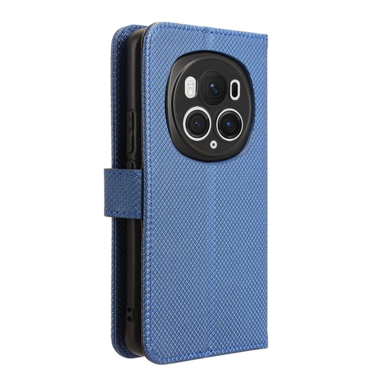 For Honor Magic6 Pro Diamond Texture Leather Phone Case(Blue) - Honor Cases by PMC Jewellery | Online Shopping South Africa | PMC Jewellery | Buy Now Pay Later Mobicred