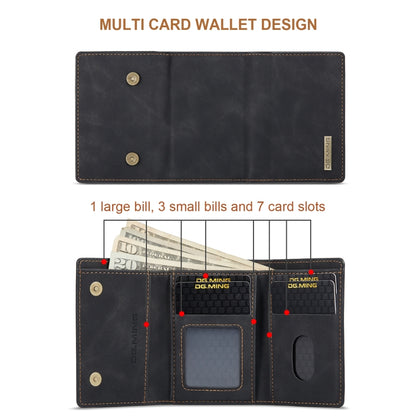 For Google Pixel 9 Pro XL DG.MING M1 Series 3-Fold Multi Card Wallet + Magnetic Phone Case(Black) - Google Cases by DG.MING | Online Shopping South Africa | PMC Jewellery | Buy Now Pay Later Mobicred