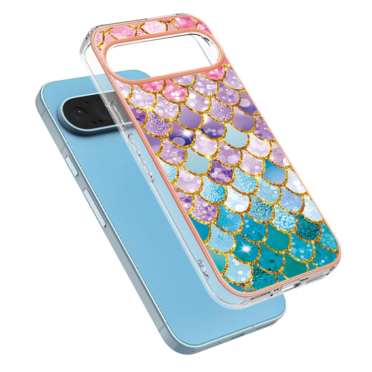 For Google Pixel 9 Pro XL Electroplating IMD TPU Phone Case(Colorful Scales) - Google Cases by PMC Jewellery | Online Shopping South Africa | PMC Jewellery | Buy Now Pay Later Mobicred