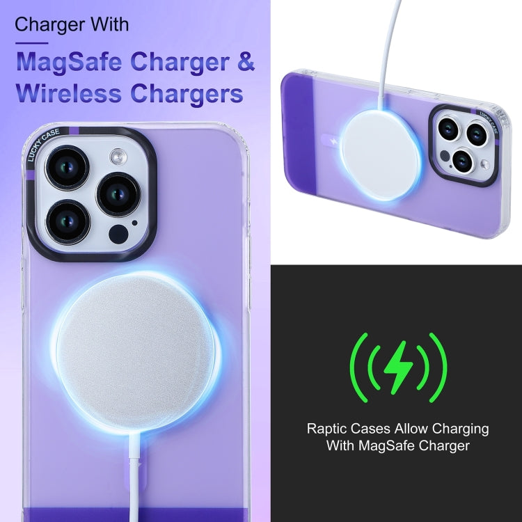 For iPhone 13 Pro PC + TPU IMD MagSafe Magnetic Phone Case(Blue) - free shipping - PMC TechLife - Order now!