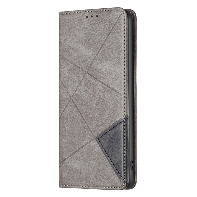 For Xiaomi Redmi A3 Rhombus Texture Magnetic Leather Phone Case(Grey) - free shipping - PMC TechLife - Order now!