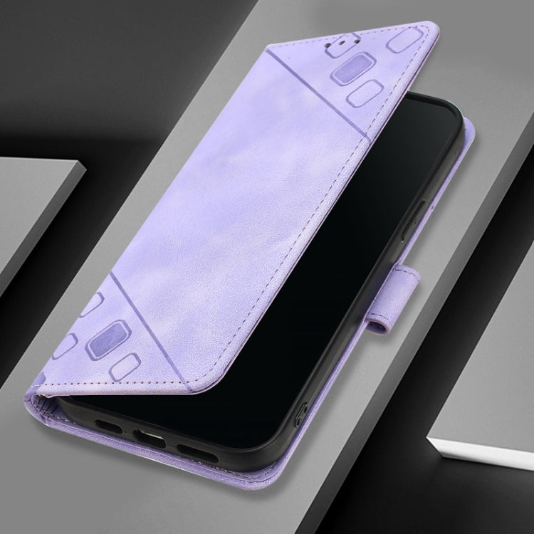 For Xiaomi Redmi K70 / K70 Pro Skin Feel Embossed Leather Phone Case(Light Purple) - K70 Cases by PMC Jewellery | Online Shopping South Africa | PMC Jewellery | Buy Now Pay Later Mobicred