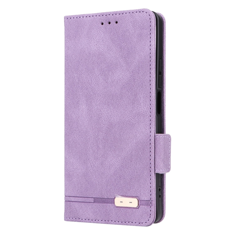 For Xiaomi Redmi Note 13 5G Magnetic Clasp Leather Phone Case(Purple) - Note 13 Cases by PMC Jewellery | Online Shopping South Africa | PMC Jewellery | Buy Now Pay Later Mobicred