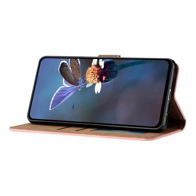 For iPhone 16e Seven Butterflies Embossed Leather Phone Case(Pink) - iPhone 16e Cases by PMC TechLife | Online Shopping South Africa | PMC TechLife | Buy Now Pay Later Mobicred