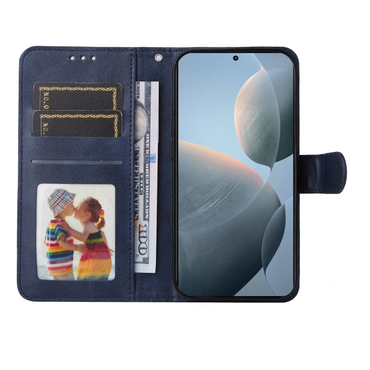 For Xiaomi Redmi K70 / K70 Pro Classic Calf Texture Flip Leather Phone Case(Blue) - K70 Pro Cases by PMC Jewellery | Online Shopping South Africa | PMC Jewellery | Buy Now Pay Later Mobicred