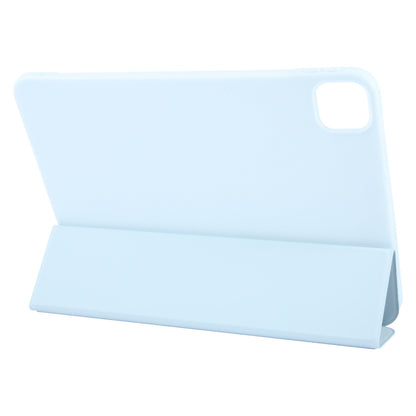 For iPad Air 11 2025 / 2024 GEBEI 3-folding Holder Shockproof Flip Leather Tablet Case(Sky Blue) - iPad Air 11 2025 / 2024 Cases by GEBEI | Online Shopping South Africa | PMC Jewellery | Buy Now Pay Later Mobicred