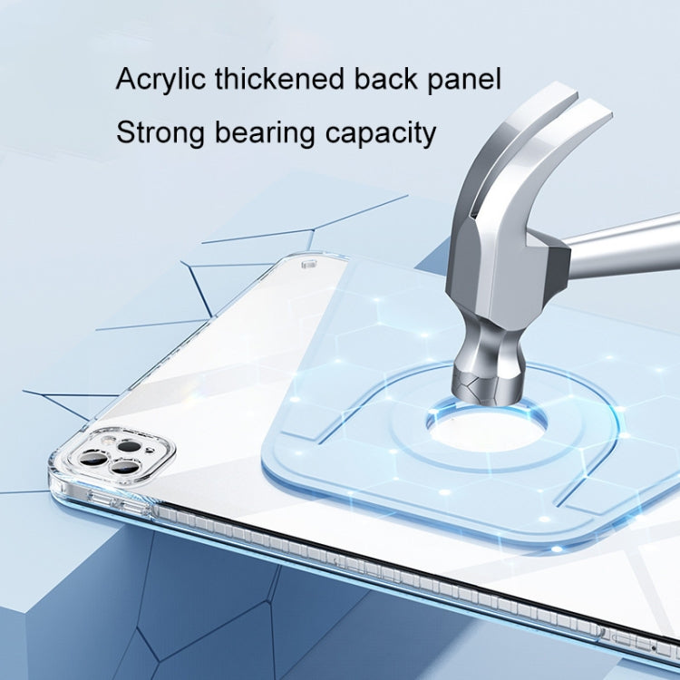 For iPad Air 13 2025 / 2024 Magnetic Split Leather Smart Tablet Case(White) - iPad Air 13 2025 / 2024 Cases by PMC TechLife | Online Shopping South Africa | PMC TechLife | Buy Now Pay Later Mobicred
