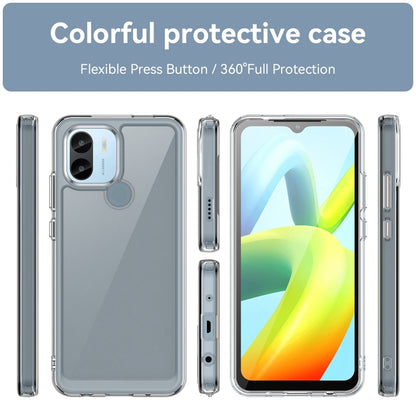 For Xiaomi Poco C51 Colorful Series Acrylic Hybrid TPU Phone Case(Transparent) - Xiaomi Cases by PMC Jewellery | Online Shopping South Africa | PMC Jewellery | Buy Now Pay Later Mobicred