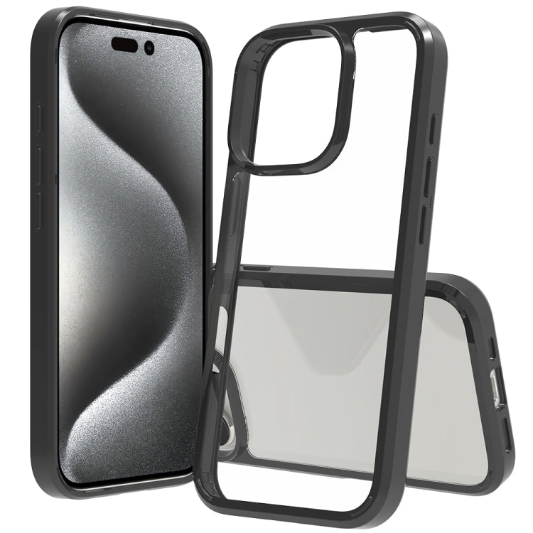 For iPhone 16 Pro Scratchproof Acrylic TPU Phone Case(Black) - iPhone 16 Pro Cases by PMC TechLife | Online Shopping South Africa | PMC TechLife | Buy Now Pay Later Mobicred