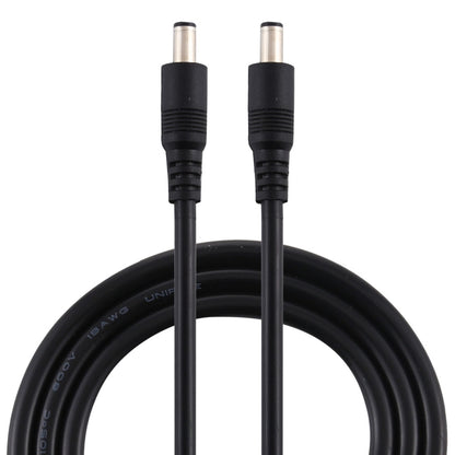 8A DC Power Plug 5.5 x 2.1mm Male to Male Adapter Connector Cable, Length:1m(Black) - Universal Power Adapter by PMC Jewellery | Online Shopping South Africa | PMC Jewellery