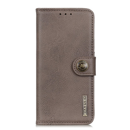 For Xiaomi Redmi K70 5G / K70 Pro 5G KHAZNEH Cowhide Texture Flip Leather Phone Case(Khaki) - K70 Cases by PMC Jewellery | Online Shopping South Africa | PMC Jewellery | Buy Now Pay Later Mobicred