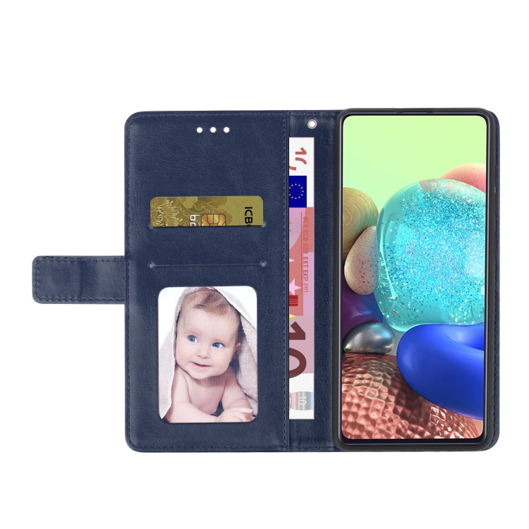 For iPhone 16 HT01 Y-shaped Pattern Flip Leather Phone Case(Blue) - iPhone 16 Cases by PMC TechLife | Online Shopping South Africa | PMC TechLife | Buy Now Pay Later Mobicred