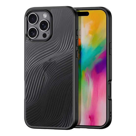 For iPhone 16 Pro DUX DUCIS Aimo Series  Frosted Feel Phone Case(Black) - iPhone 16 Pro Cases by DUX DUCIS | Online Shopping South Africa | PMC Jewellery | Buy Now Pay Later Mobicred