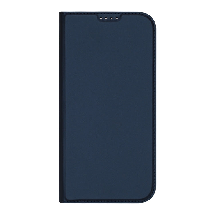 For iPhone 16 Pro DUX DUCIS Skin Pro Series Flip Leather Phone Case(Blue) - iPhone 16 Pro Cases by DUX DUCIS | Online Shopping South Africa | PMC Jewellery | Buy Now Pay Later Mobicred