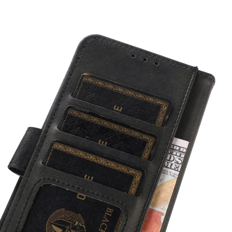 For iPhone 16 Plus Cow Texture Leather Phone Case(Black) - iPhone 16 Plus Cases by PMC TechLife | Online Shopping South Africa | PMC TechLife | Buy Now Pay Later Mobicred