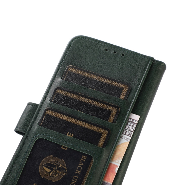 For iPhone 16 Cow Texture Leather Phone Case(Green) - iPhone 16 Cases by PMC TechLife | Online Shopping South Africa | PMC TechLife | Buy Now Pay Later Mobicred