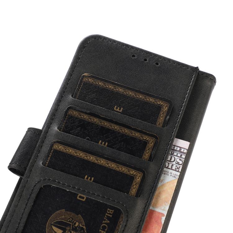 For iPhone 16e Cow Texture Leather Phone Case(Black) - iPhone 16e Cases by PMC TechLife | Online Shopping South Africa | PMC TechLife | Buy Now Pay Later Mobicred