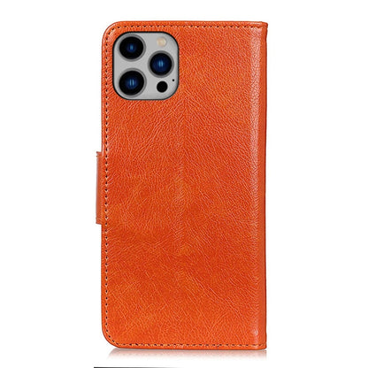 For iPhone 16 Pro Max Nappa Texture Leather Case(Orange) - iPhone 16 Pro Max Cases by PMC Jewellery | Online Shopping South Africa | PMC Jewellery | Buy Now Pay Later Mobicred