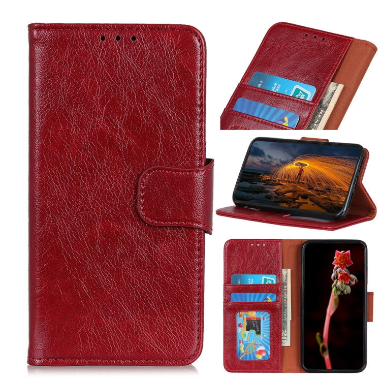 For iPhone 16 Nappa Texture Leather Case(Red) - iPhone 16 Cases by PMC TechLife | Online Shopping South Africa | PMC TechLife | Buy Now Pay Later Mobicred